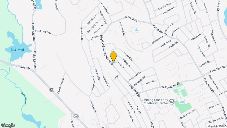 97 Highland St Mapa y Detalles de la Ubicación