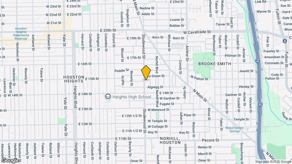 1418 Studewood St Map and Location Details