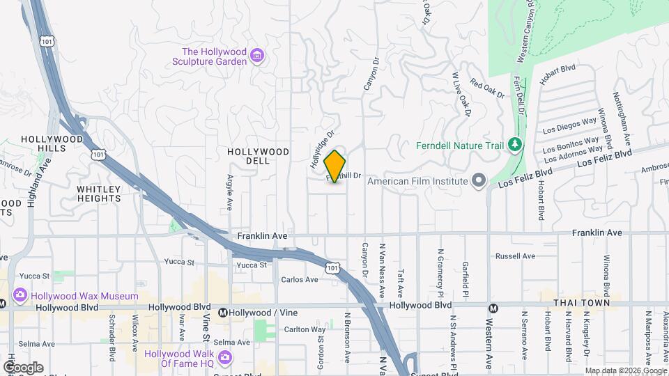5919 Chula Vista Way Map and Location Details