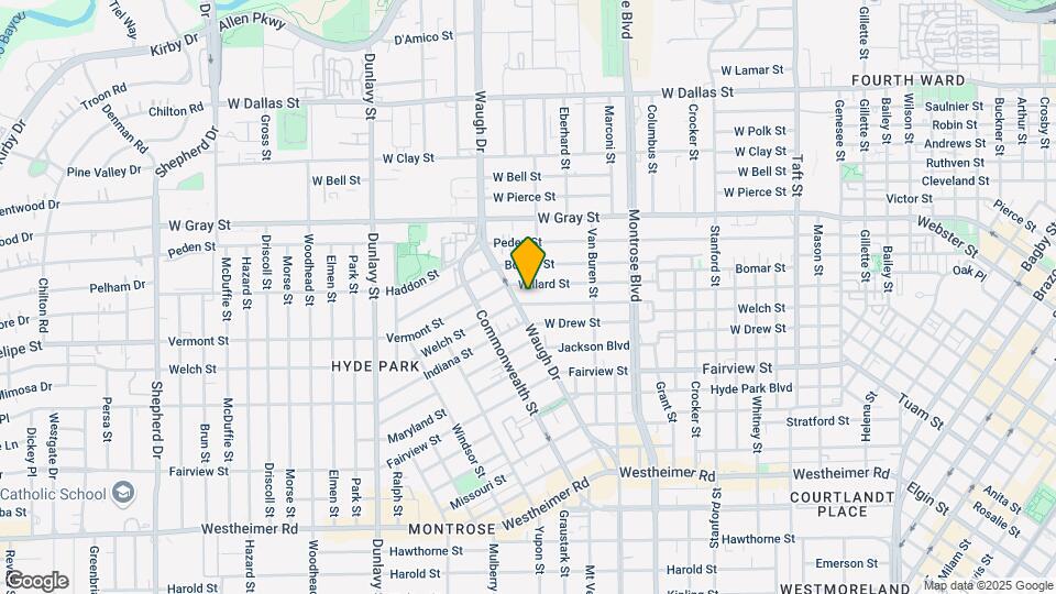 1314 Welch St Map and Location Details