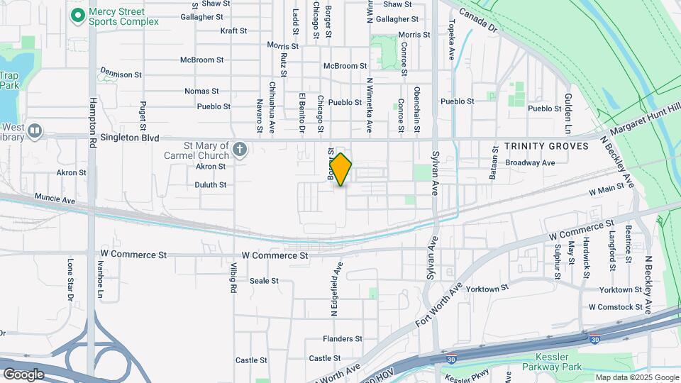 2603 Crossman Ave Map and Location Details