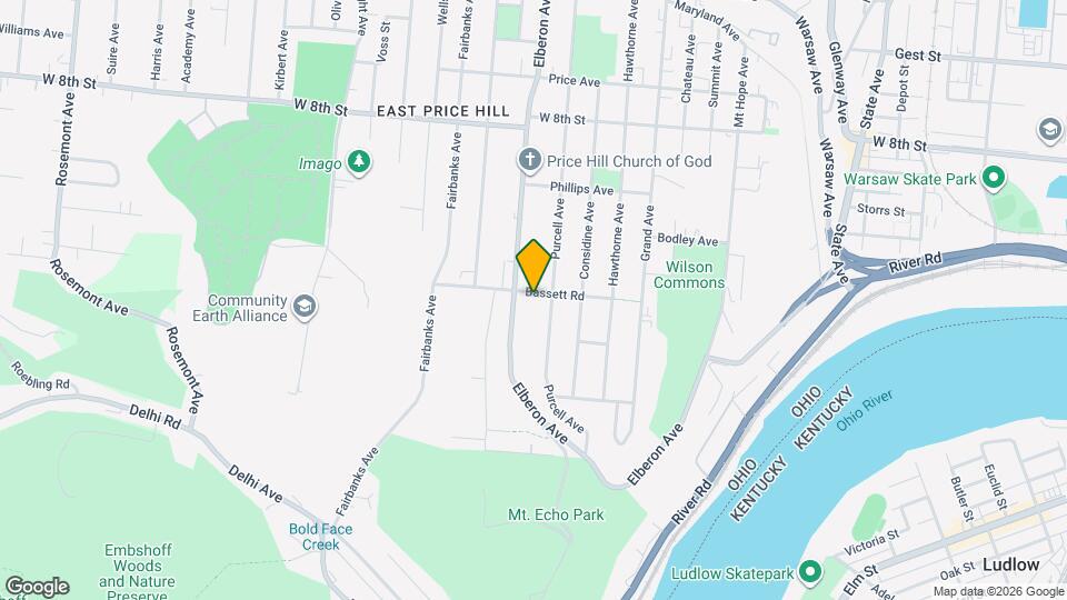 3315 Bassett Rd Map and Location Details