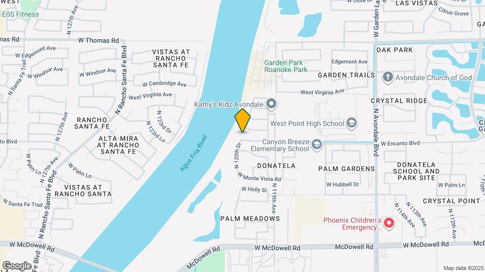 12018 W Vernon Ave Map and Location Details