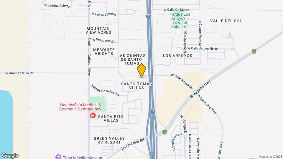 1048 W Calle del Libro Dorado Map and Location Details
