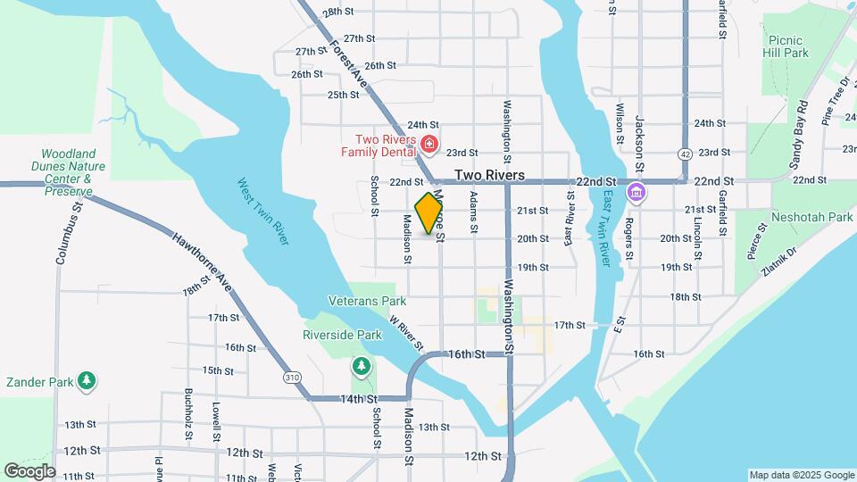 1709 20th St, Unit 1709A Map and Location Details