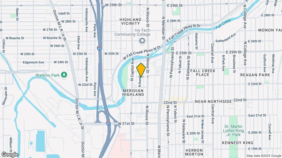 2329 N Kenwood Ave Map and Location Details