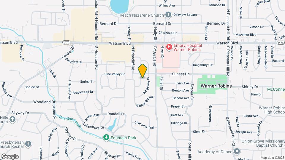 204 Springdale Dr Map and Location Details