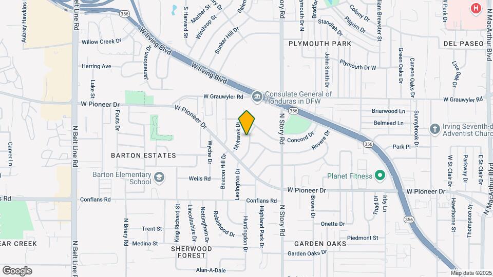 1109 Lexington Dr Map and Location Details