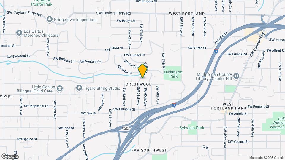 10710 SW 62nd Dr Map and Location Details