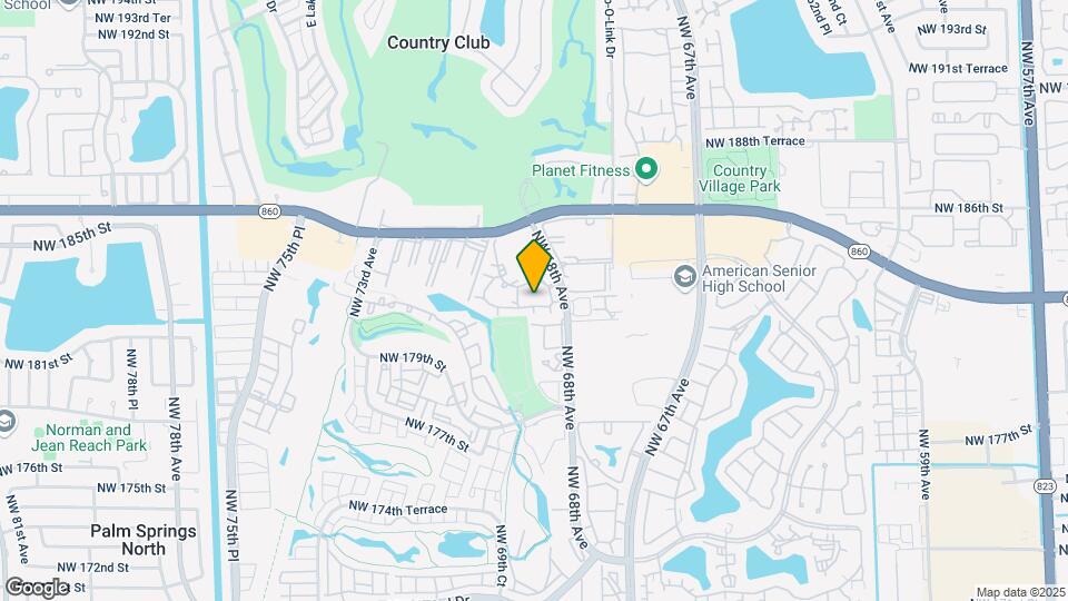 18322 NW 68th Ave Map and Location Details