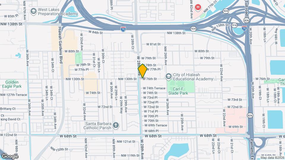 2780 W 76th St Map and Location Details