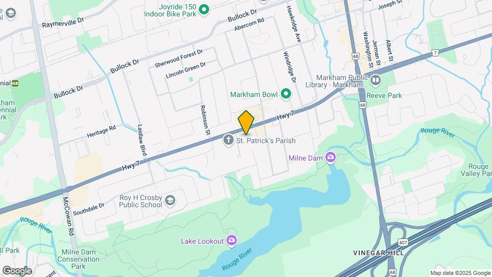Markham Village Map and Location Details