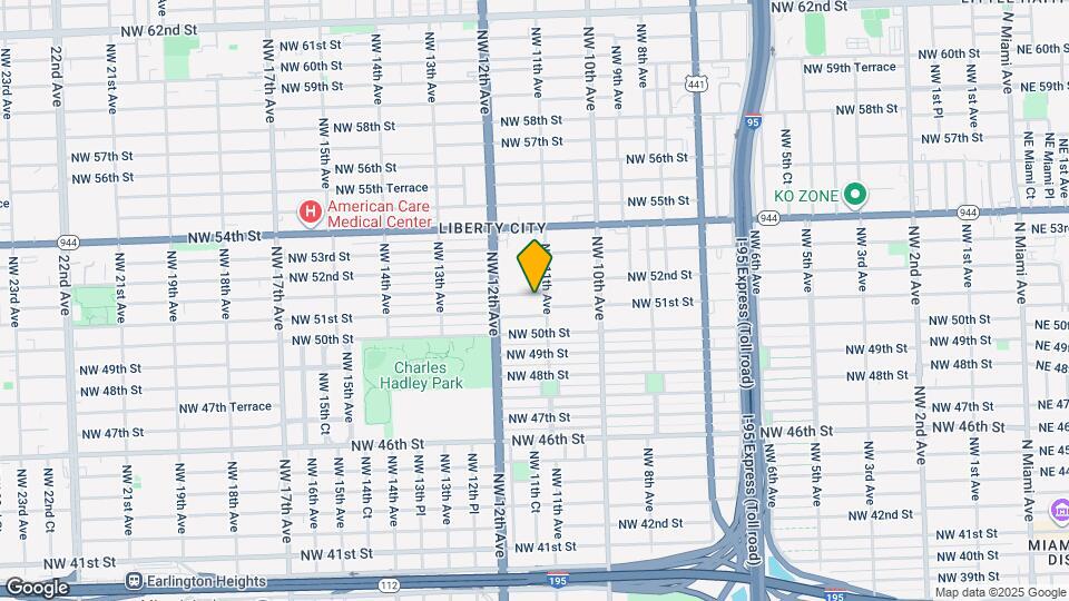 1116 NW 51st Terrace Map and Location Details