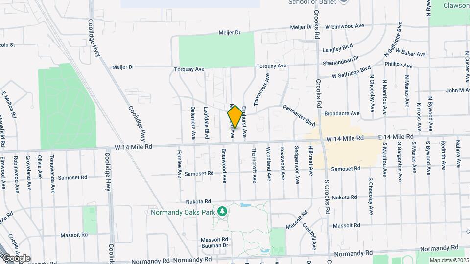 4822 Mansfield Ave Map and Location Details