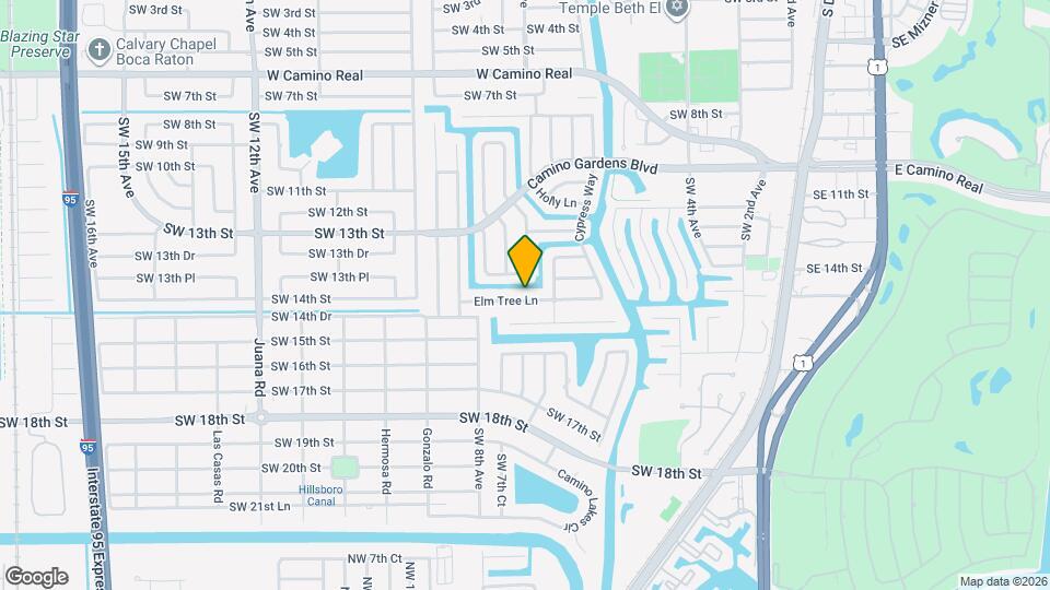 709 Elm Tree Ln Map and Location Details