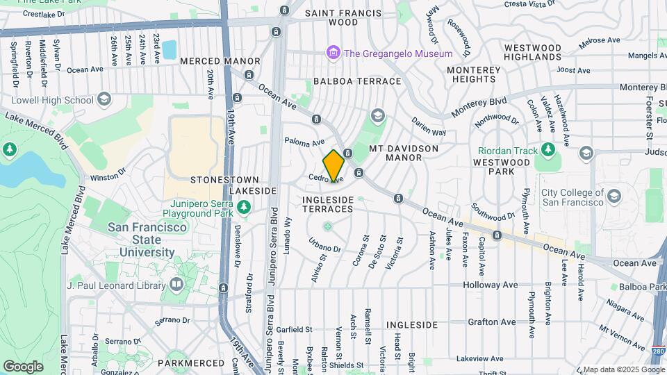 76 Cerritos Ave Map and Location Details