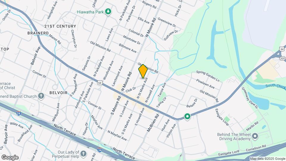 203 N St Marks Ave Map and Location Details