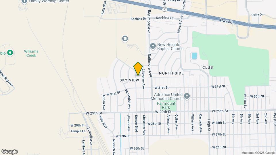 3160 Denver Blvd Map and Location Details