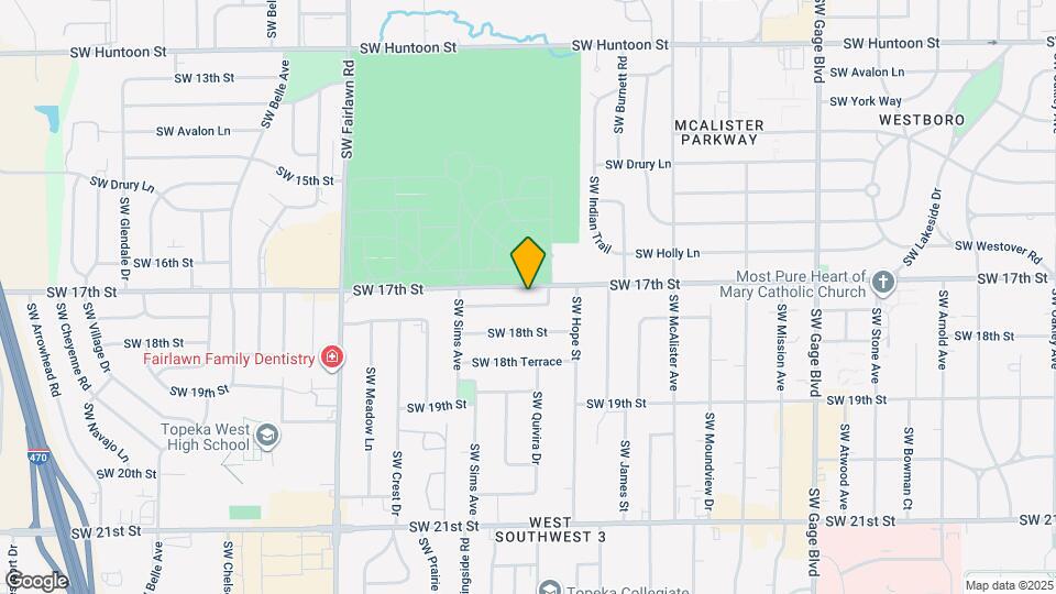 4734 SW 17th Terrace Map and Location Details