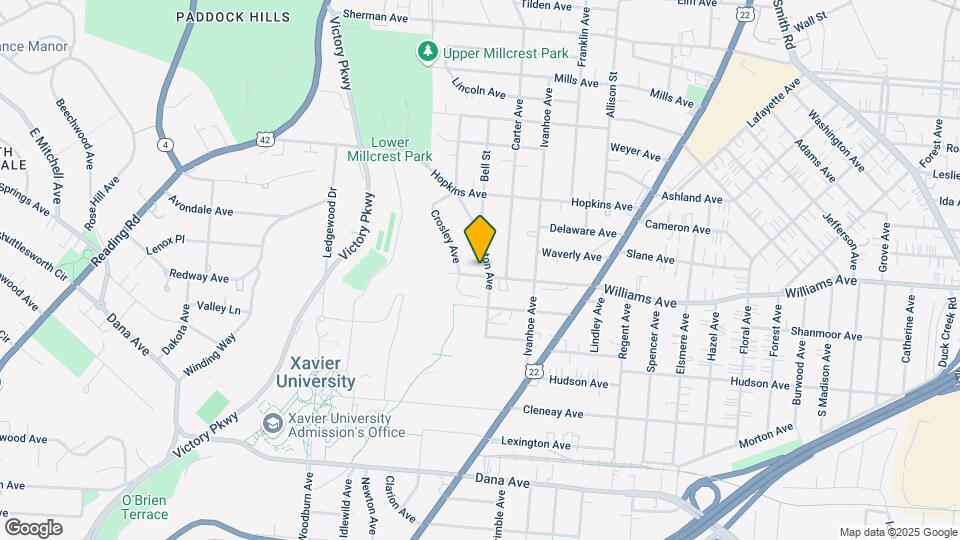 1768 Williams Ave Map and Location Details