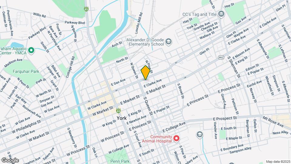 222 E Philadelphia St Map and Location Details