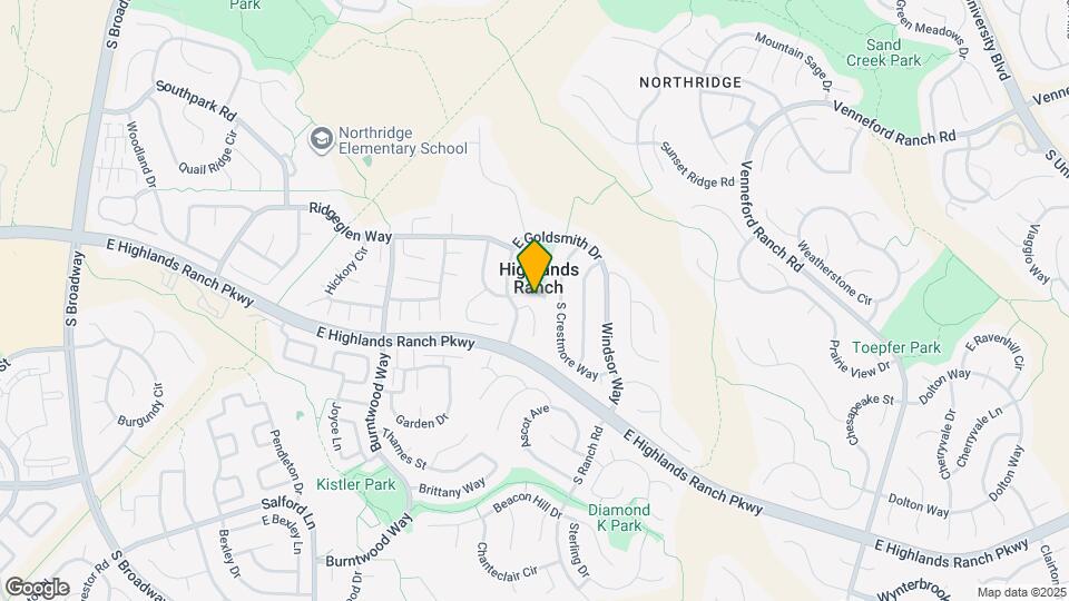 9306 S Pepperwood Ln Map and Location Details