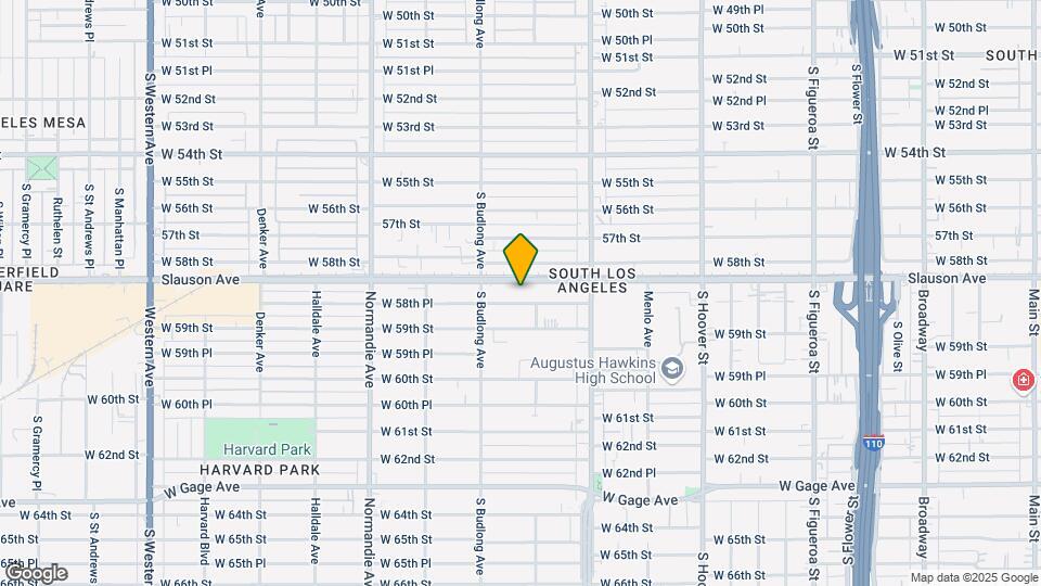 1117-1119 W 58th Pl Mapa y Detalles de la Ubicación