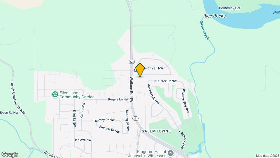 1989 Nut Tree Dr NW Map and Location Details