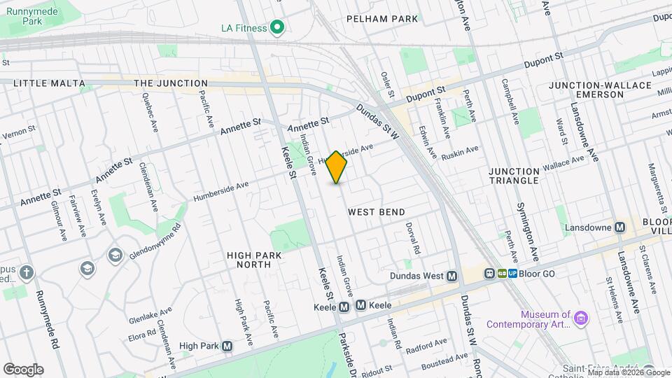 172 Indian Rd Crescent Map and Location Details