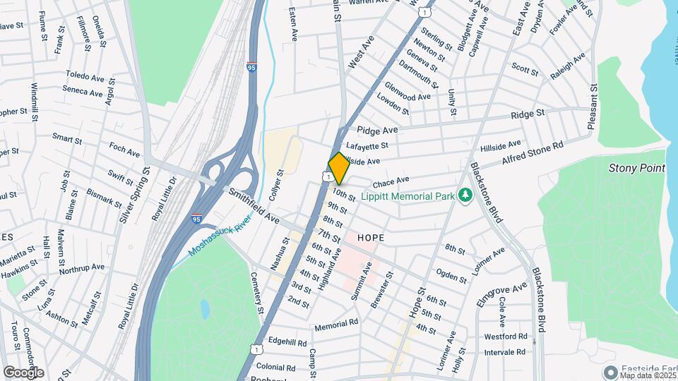 22-22 10th St Map and Location Details