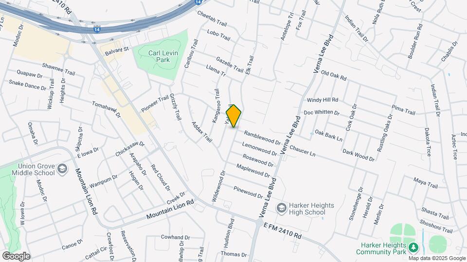 2108 Wildewood Dr Map and Location Details