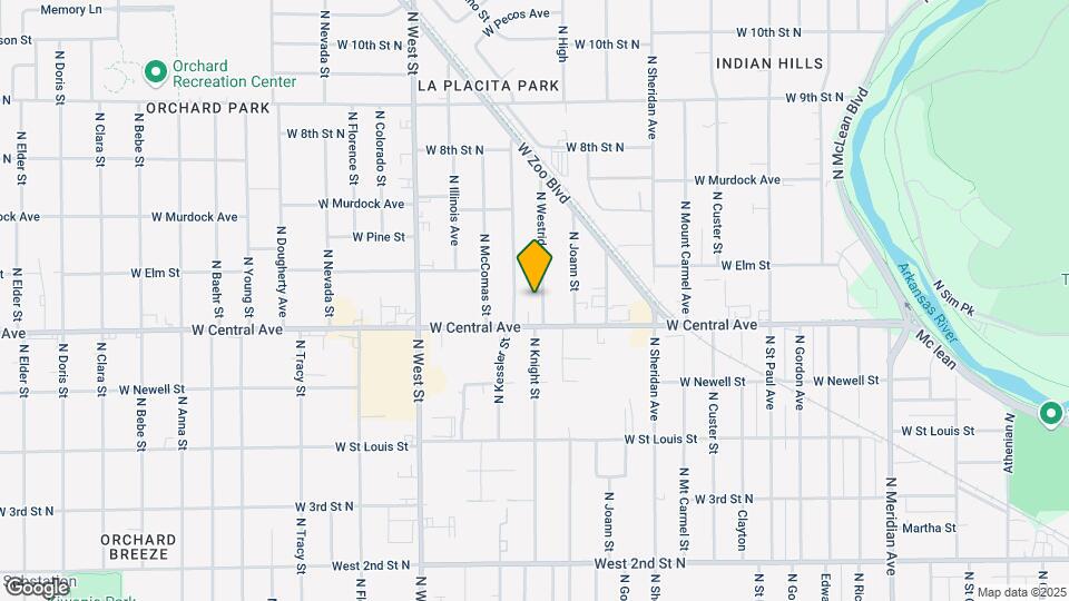 711 N Westridge Dr Map and Location Details