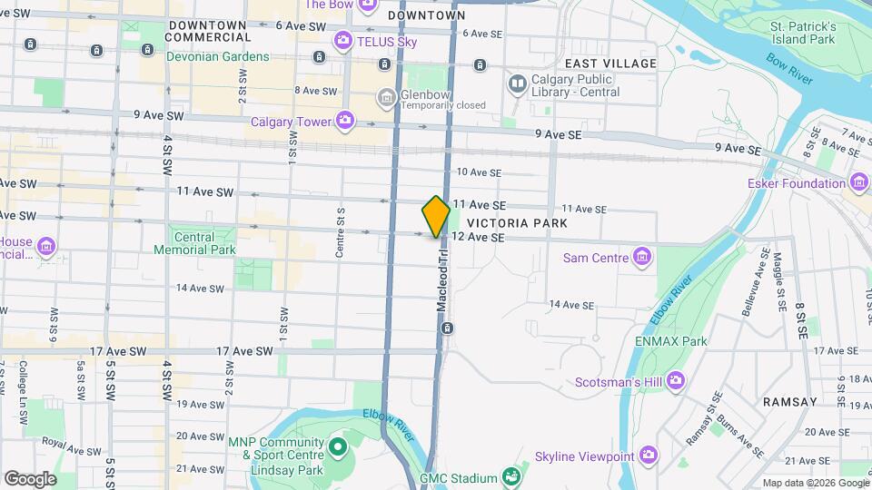 1221 Macleod Trl SE, Unit SI ID1407206P Map and Location Details