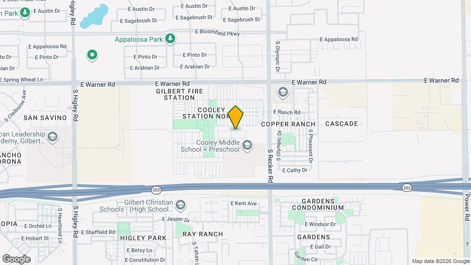 3865 E Gideon Wy Mapa y Detalles de la Ubicación