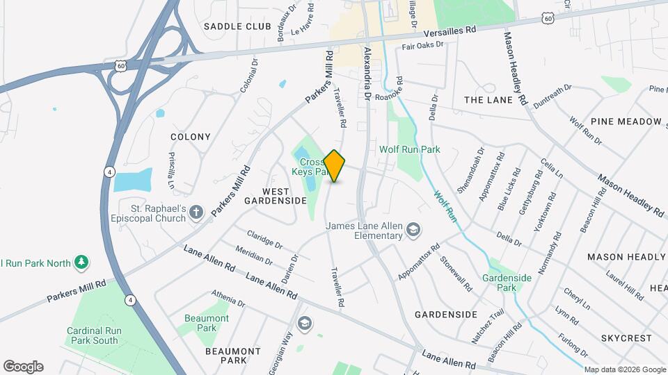 1720 Traveller Rd Map and Location Details