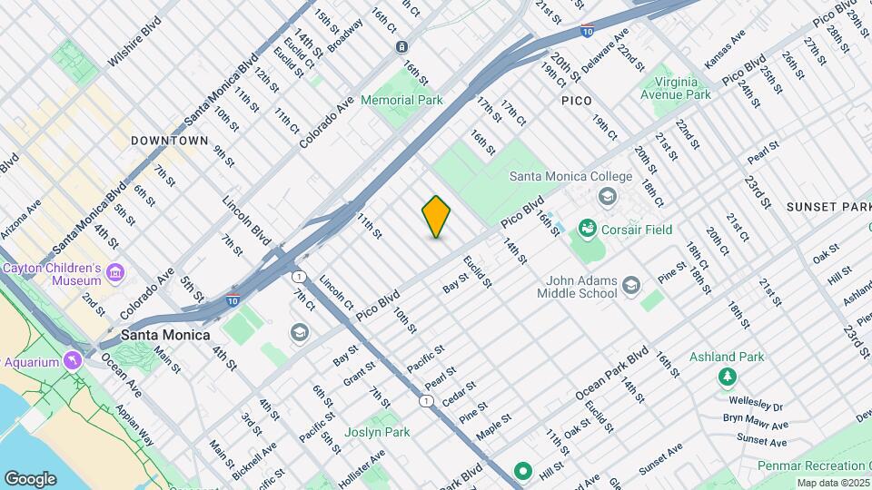 1929 12th St Mapa y Detalles de la Ubicación