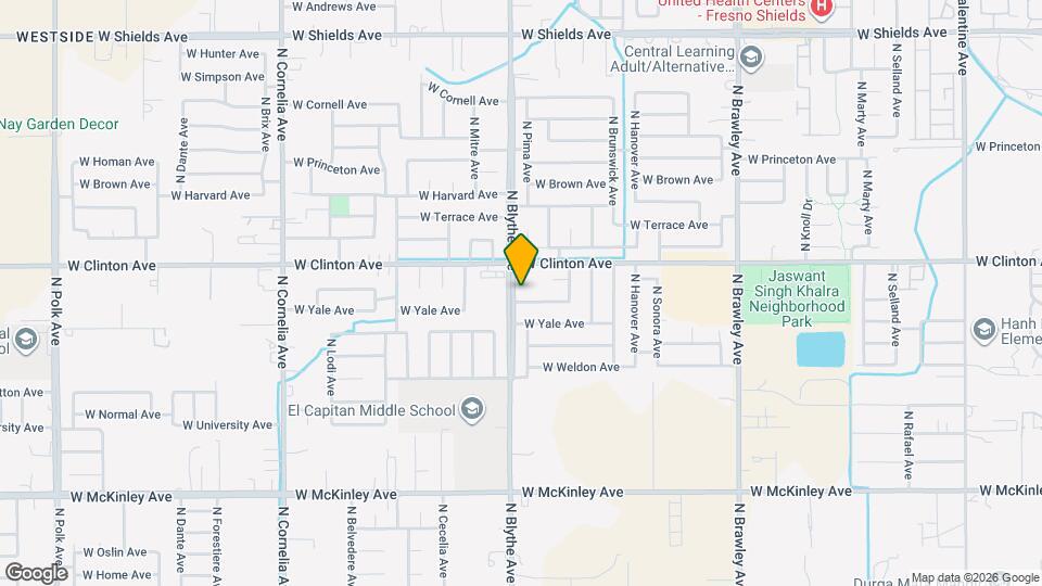 4396 W Vassar Ave Map and Location Details