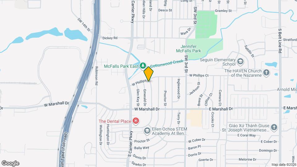 1606 Virginia Dr Map and Location Details