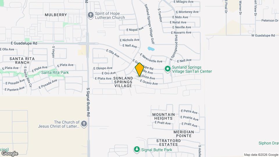 11132 E Ocaso Ave Map and Location Details