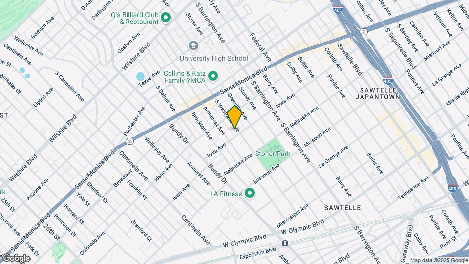 1637 S Westgate Ave Mapa y Detalles de la Ubicación