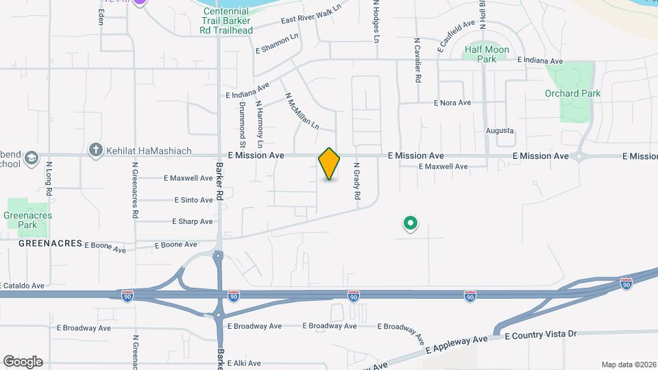 1412 N Michigan Ln Map and Location Details