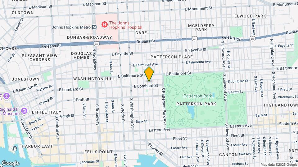 2122 E Lombard St Mapa y Detalles de la Ubicación