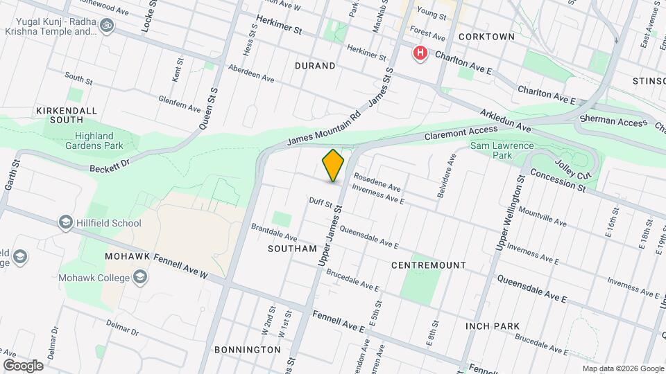 17 Inverness Ave W Map and Location Details