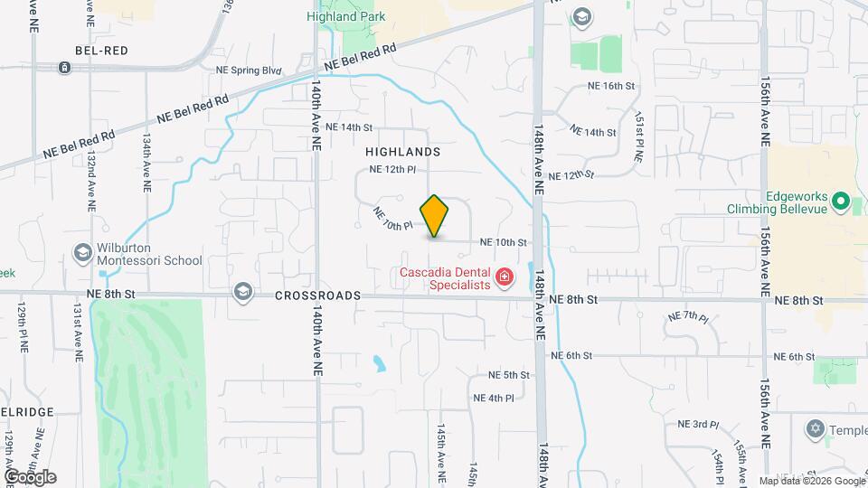 14411 NE 10th Pl Map and Location Details