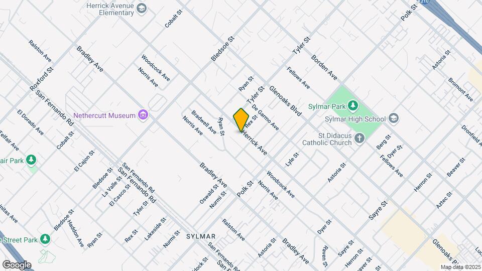 13029 Herrick Ave Map and Location Details