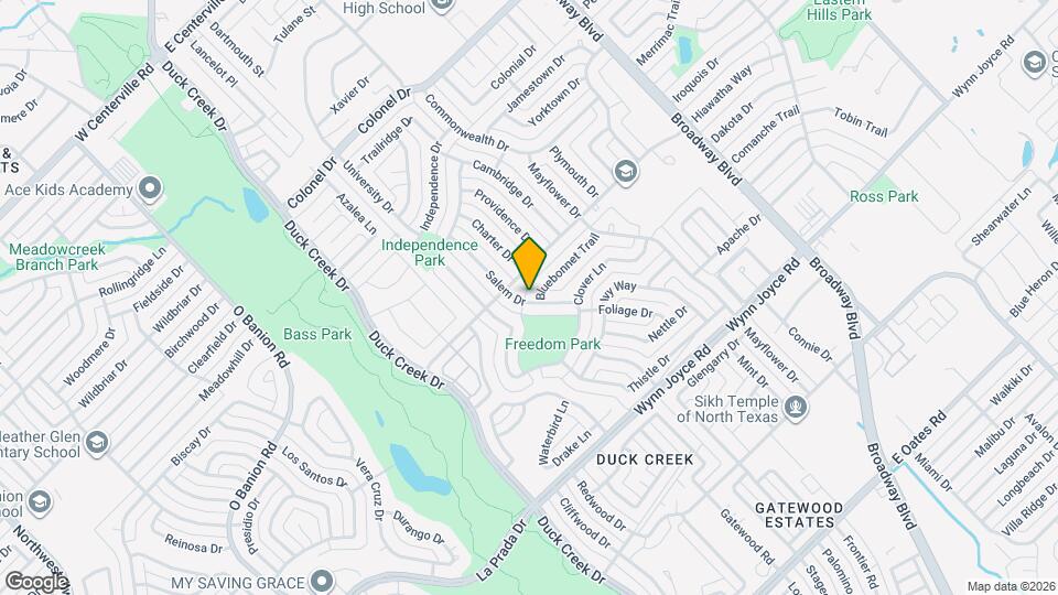 4118 Salem Dr Map and Location Details