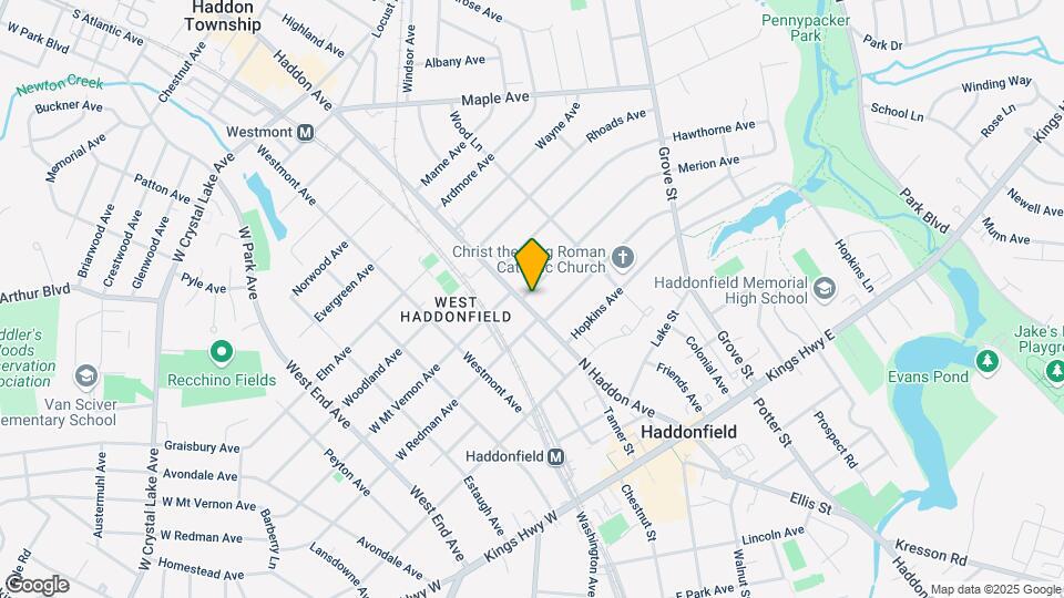 213 N Haddon Ave Mapa y Detalles de la Ubicación