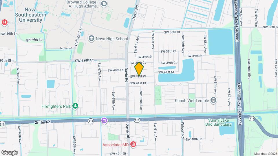6300 SW 41st Pl Map and Location Details