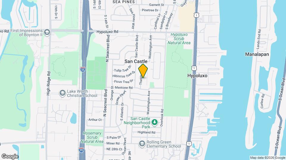7434 Thatcher Ave Map and Location Details
