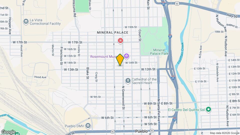 511 W 13th St Map and Location Details